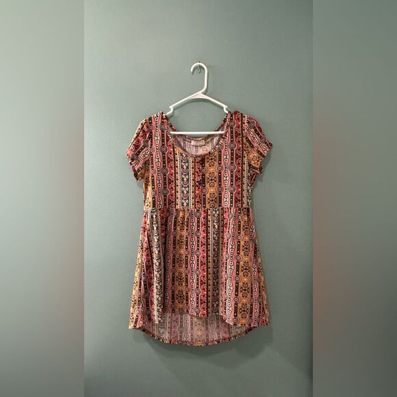 NWOT … BOBBIE BROOKS “Size: S” Red High Low Dress / Top - Picture 1 of 3
